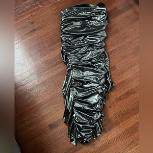 K TOO Metallic Ruched Dress